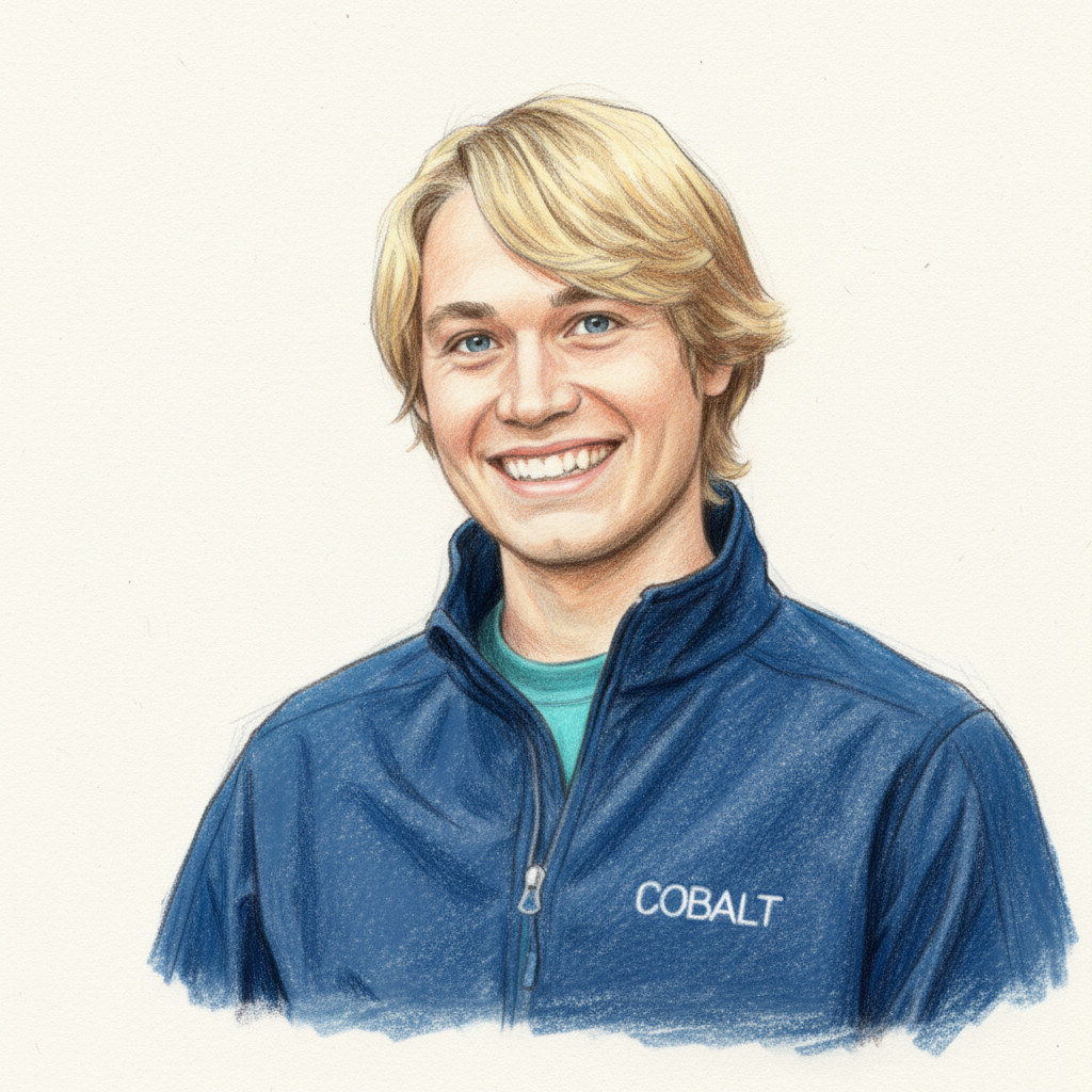 Erik Schluntz — color pencil portrait